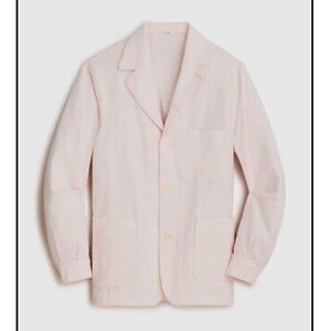 J.Crew NWT Wallace & Barnes Chore Blazer Light Pink Cotton 36R Resortwear Preppy